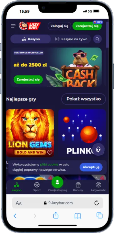 Oficjalna strona internetowa Lazybar