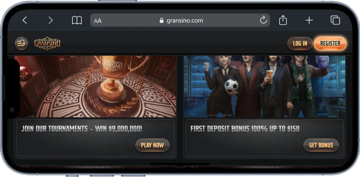 Bonuses at Gransino Bonuses at Gransino screenshot