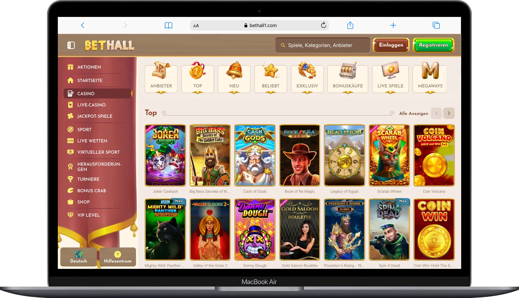 Bethall Casino Spiele Bethall casino