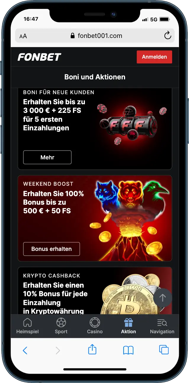 Fonbet Casino Fonbet Casino Bonus